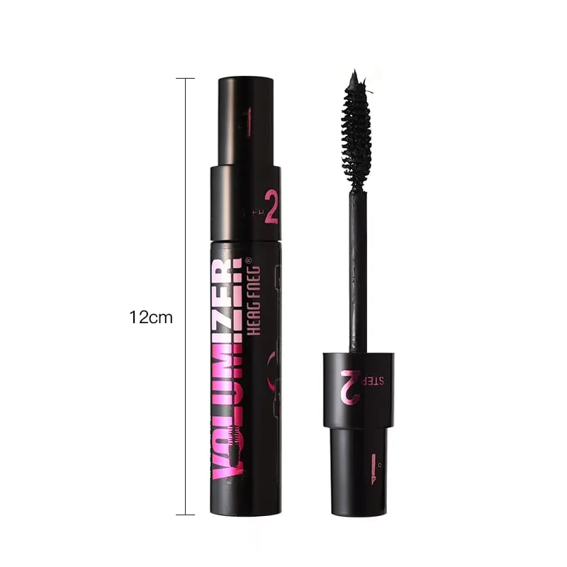 2+2 Gratis | Wimperntusche Volumen 4x | Langanhaltend & Wischfest bis 24h | Wasserfest Mascara Schwarz
