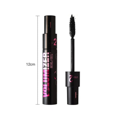 2+2 Gratis | Wimperntusche Volumen 4x | Langanhaltend & Wischfest bis 24h | Wasserfest Mascara Schwarz