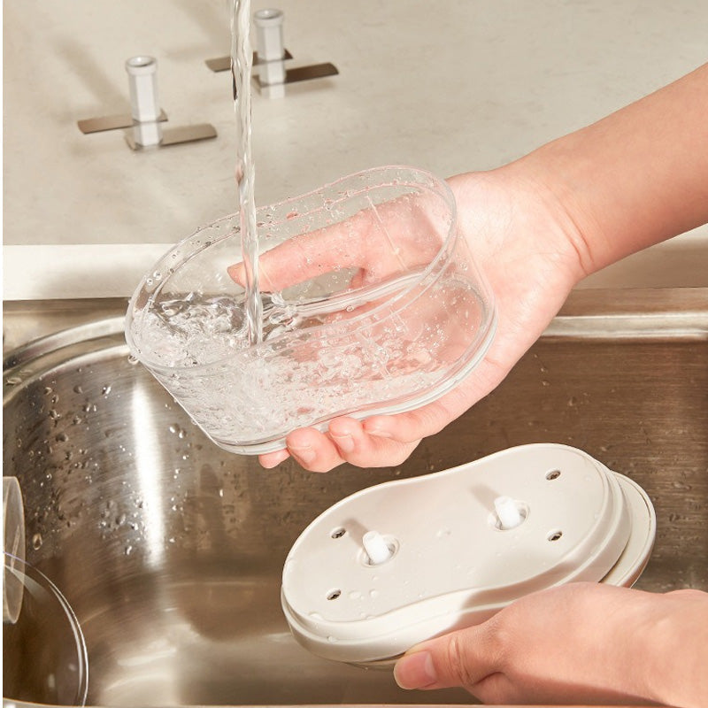 Handbetriebener Lebensmittelzerkleinerer | Stromlos & Kompakt | Edelstahlklingen | Manuelle Küchenhilfe