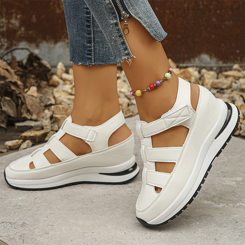 Damen Geschlossene Zehen Sneaker Sandalen