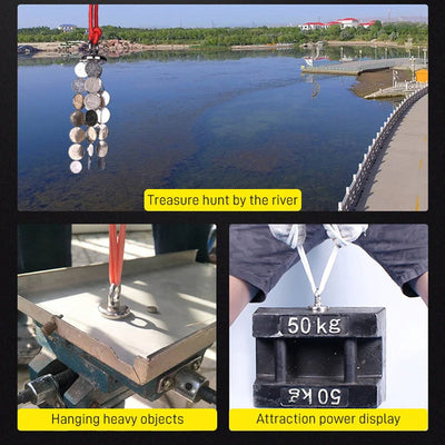 TiefMagnet™ Mühelose Bergung unter Wasser