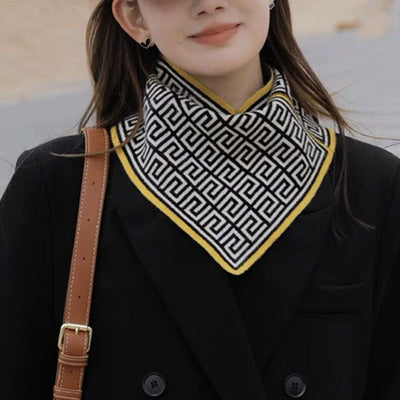 Dreieckstuch Damen | Weiches Halstuch aus Garn | Stylisch & Warm für Herbst & Winter | Perfektes Geschenk für Sie