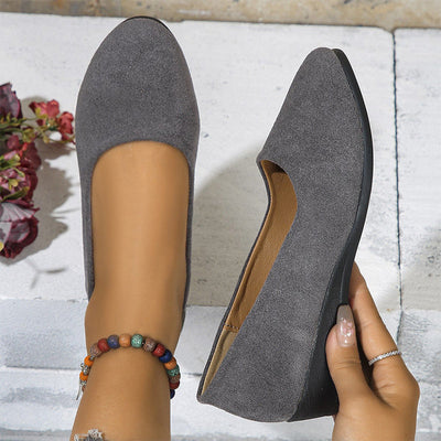 Neue Ankunft🎀Elegante leichte rutschfeste Flachabsatz-Wedgeschuhe