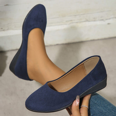 Neue Ankunft🎀Elegante leichte rutschfeste Flachabsatz-Wedgeschuhe