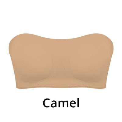 Damen trägerloser BH | Grip-Sure Seitenverschluss | Nahtlos & rutschfest | Herausnehmbare Pads