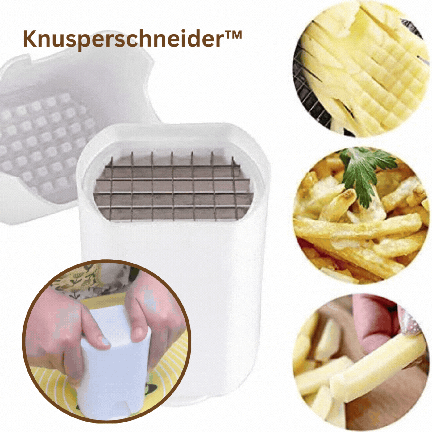 Knusperschneider™ Perfekt geschnittene Pommes frites