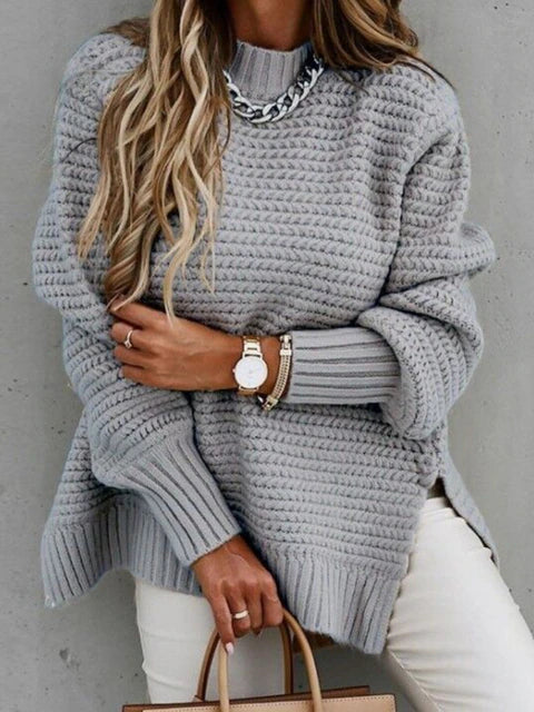 Caraleena | Der neue halbhohe Halsausschnitt Elegante Pullover-Oberteile