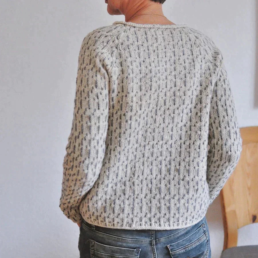 Emelie | Schicker Pullover in Grau für jeden Anlass