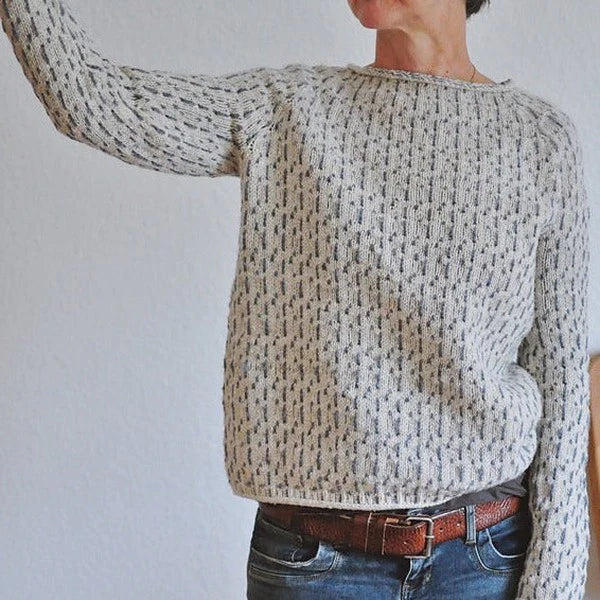 Emelie | Schicker Pullover in Grau für jeden Anlass