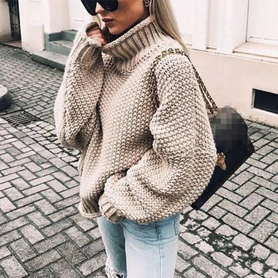 ELODIE | PULLOVER MIT HALBHOHEM KRAGEN