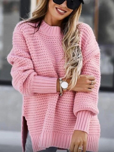 Caraleena | Der neue halbhohe Halsausschnitt Elegante Pullover-Oberteile