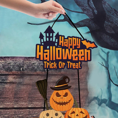 GespenstischesWillkommen™ Doormort Halloween Türhänger Set - 3/10tlg.