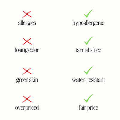 Damen Layer Halskette | 2-in-1 Herringbone Choker & Kordelkette | Edelstahl mit 18k Gold PVD