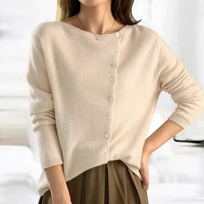 Lia | Einfacher Langärmeliger Pullover für Damen