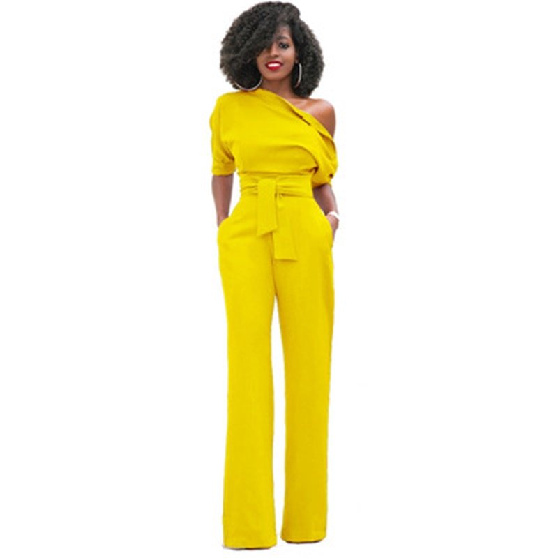 Asymmetrischer Eleganter Jumpsuit Für Damen | Formell