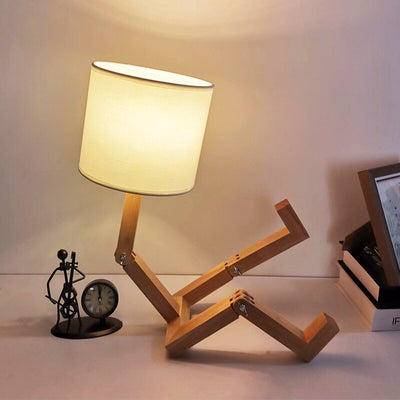 Stickman™ - Hölzerne Stickman Woden Lampe