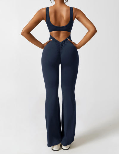 Freya™ Schmeichelhafter Jumpsuit mit V-Rücken