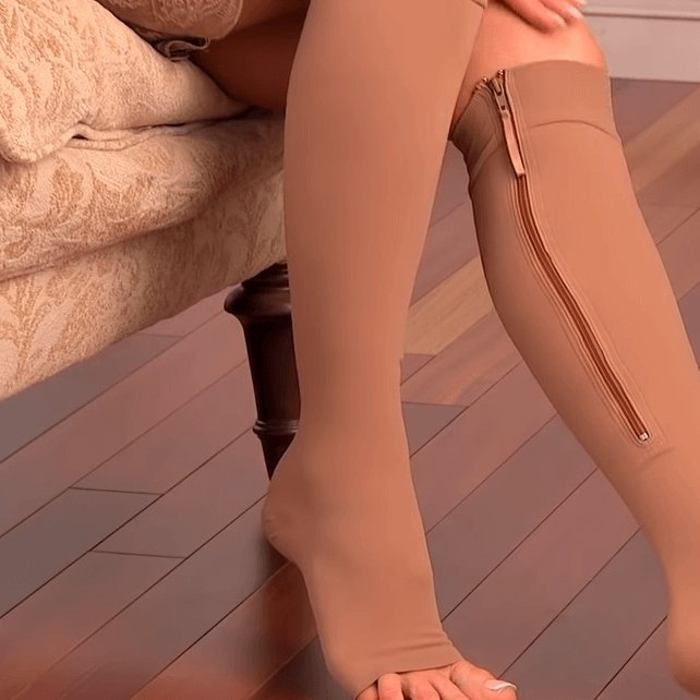 ZipFitUnterstützung™ Komfort-Strumpfhose mit Reißverschluss
