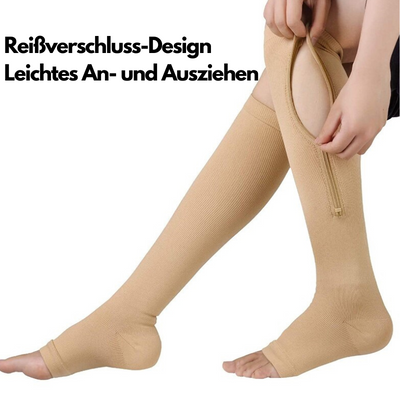ZipFitUnterstützung™ Komfort-Strumpfhose mit Reißverschluss